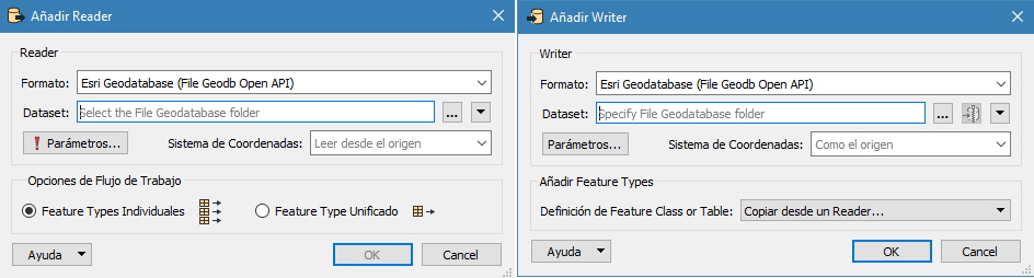 Reader y Writer File Geodatabase Open API