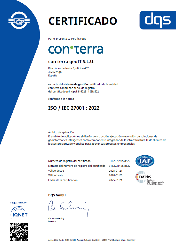 Certificación ISO/IEC 27001:2022