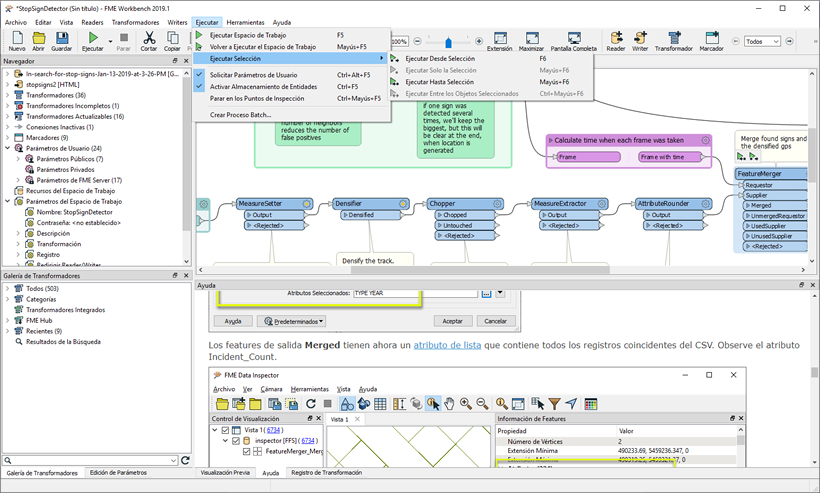 Versión en Español para FME Desktop